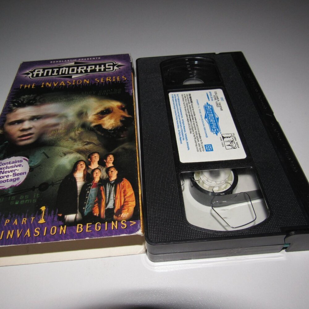 Animorphs VHS – The Invasion Series Part 1: The Invasion Begins | Scholastic '98